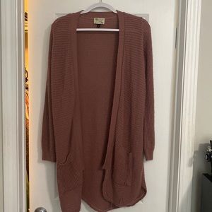 NY SAY WHAT Size S Knit Cardigan with Front Pockets